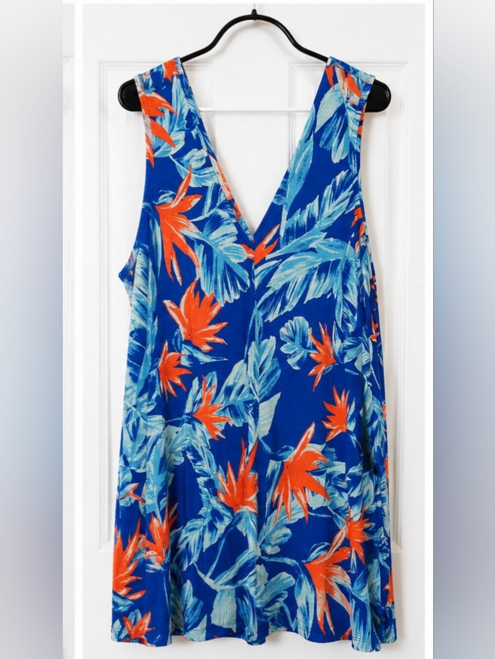 👠 3/$30 👠 Palm Grove Tropical Palm Leaf Tunic Tank Top V-Neck Beach Swim